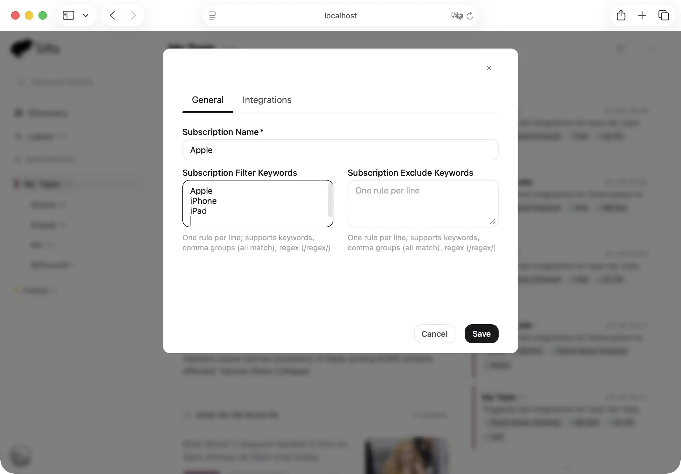 Create Subscription